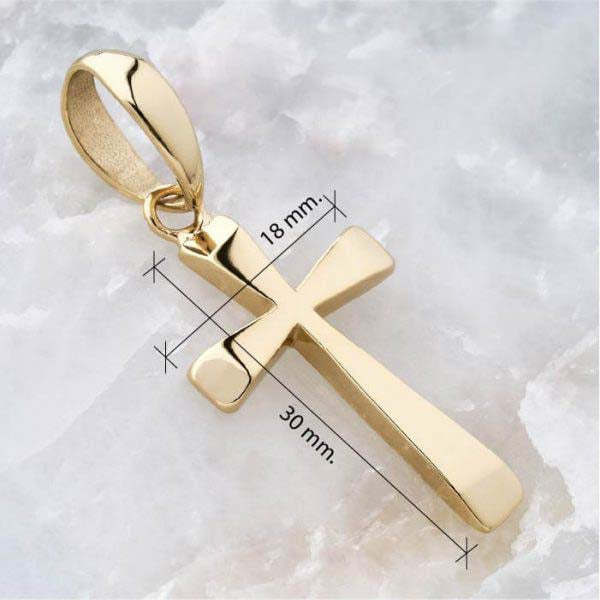 Colgante Cruz Lisa